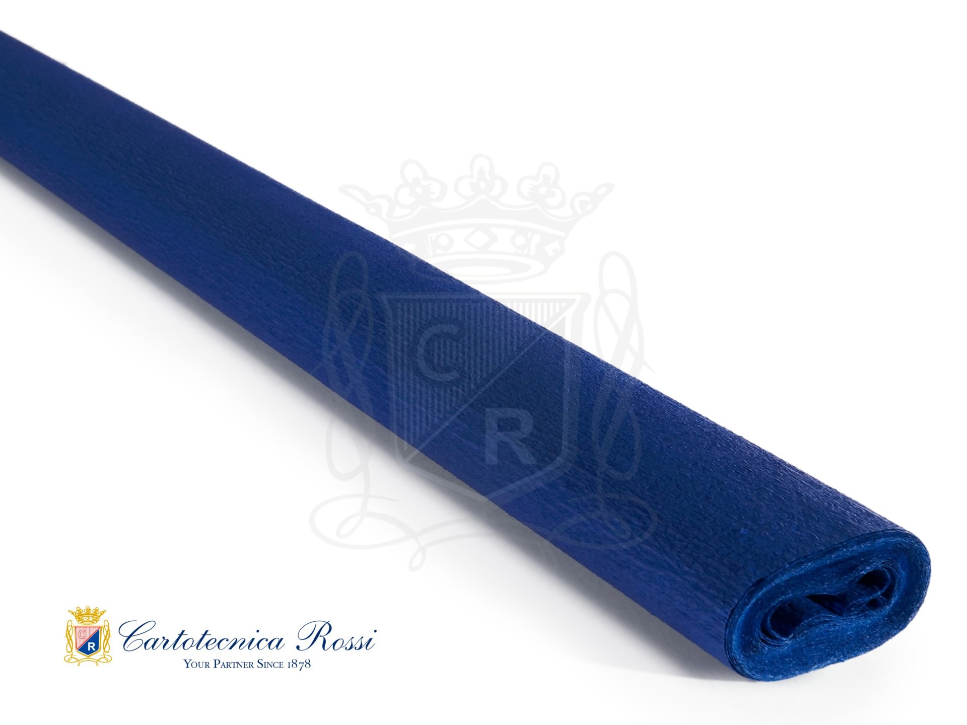 Crespate 'Didattica' 40g (32 g/m²) 50x250 Tinta Unita - Blu Notte