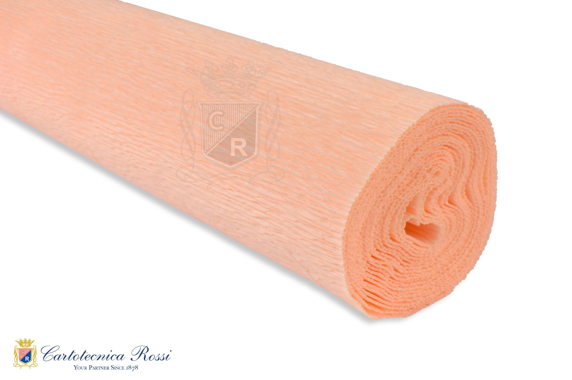 Crespate 'Fioristi Superior' 180g (144 g/m²) 50x250 Tinta Unita - 'Peach' by Tiffanie Turner