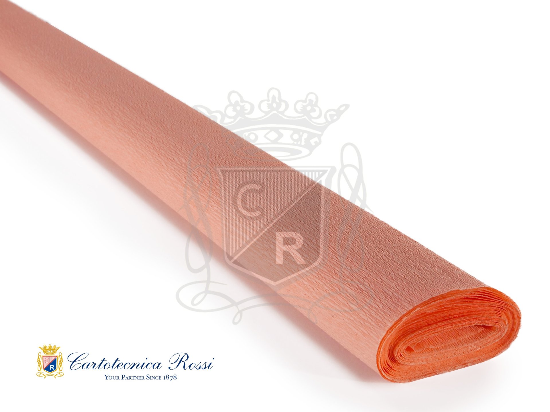 Crespate 'Hobby' 60g (48 g/m²) 50x250 Tinta Unita - Rosa Salmone