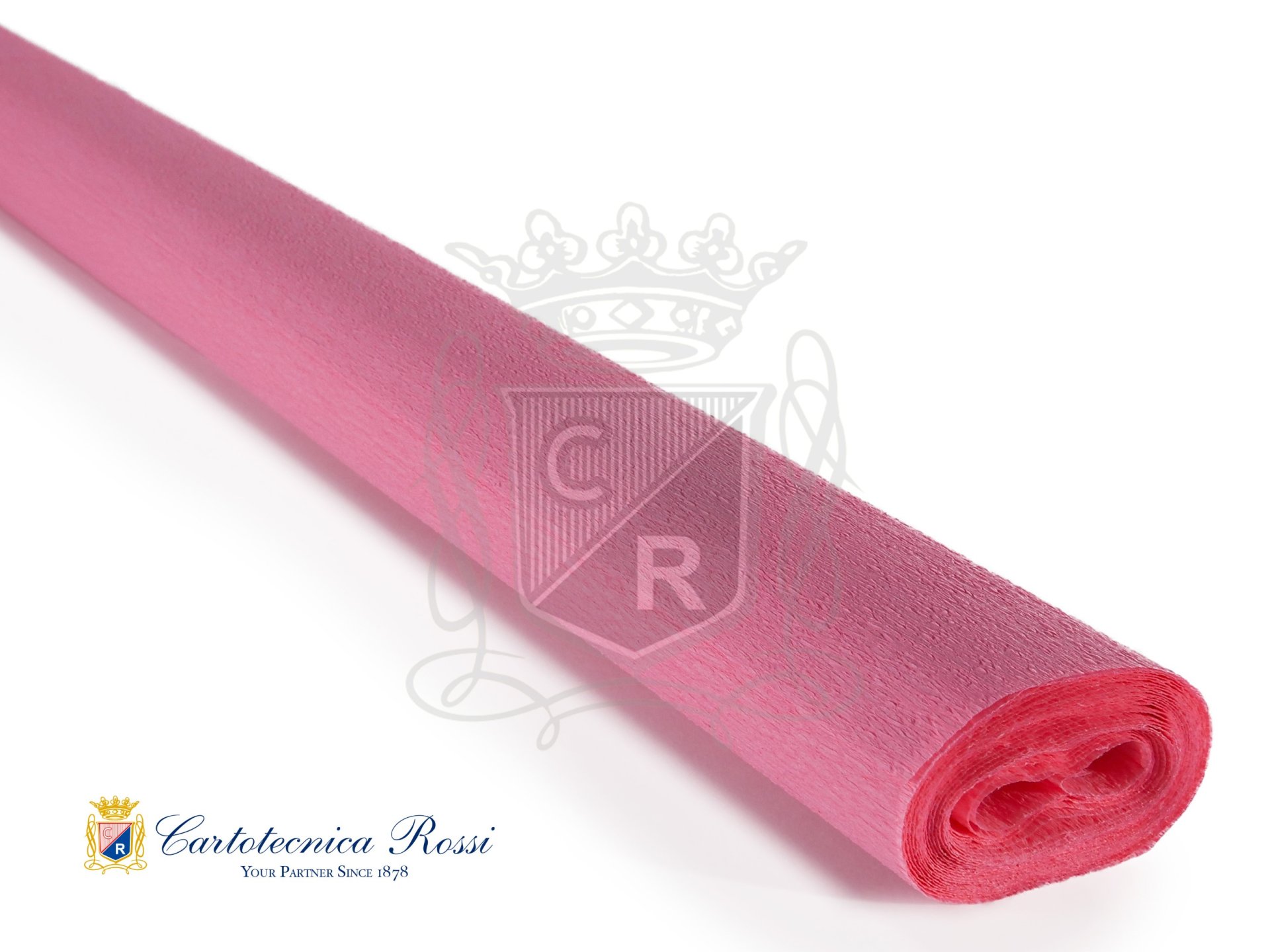 Crespate 'Hobby' 60g (48 g/m²) 50x250 Tinta Unita - Rosa Fior di Pesco
