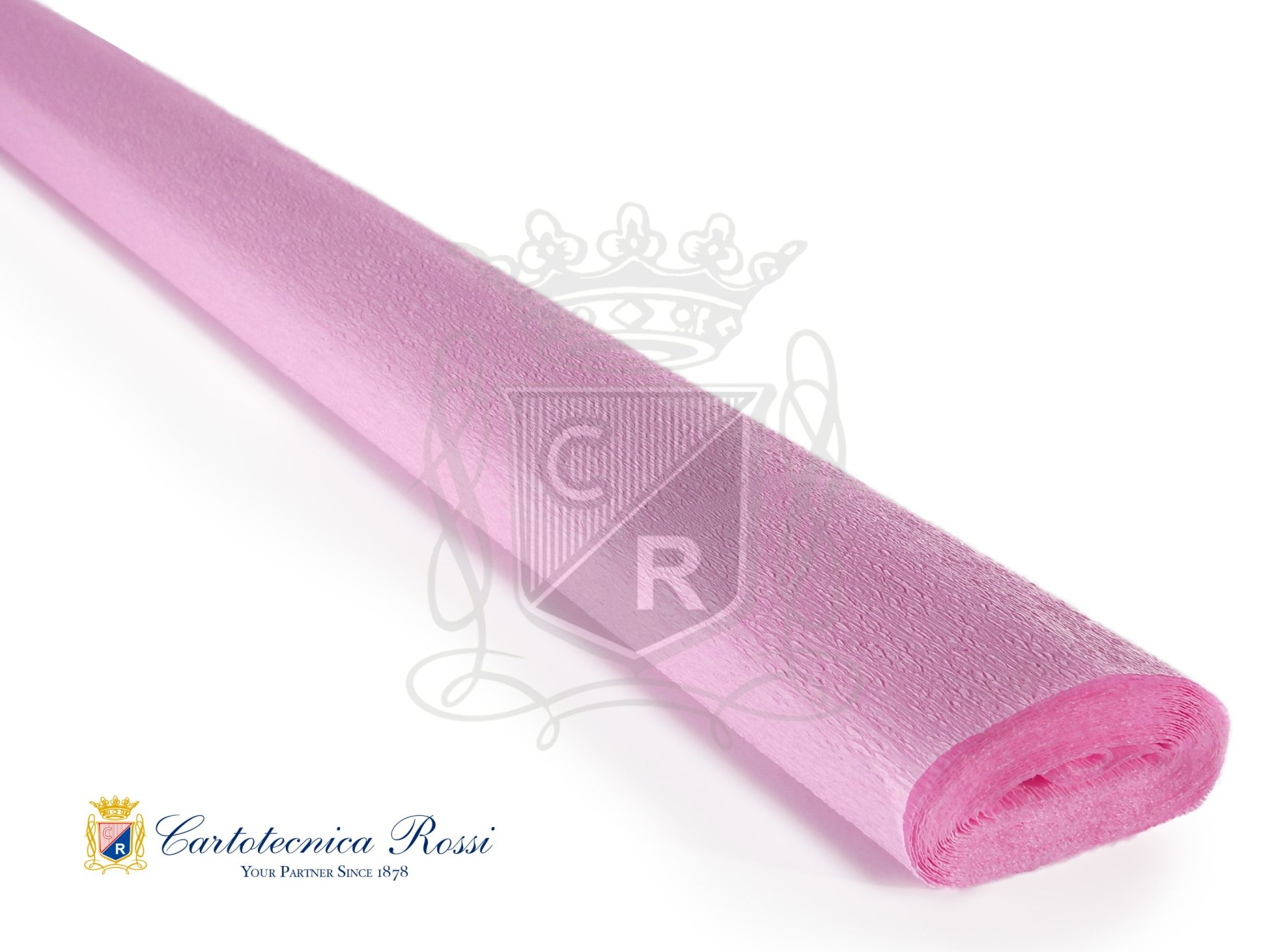 Crespate 'Hobby' 60g (48 g/m²) 50x250 Tinta Unita - Rosa Baby