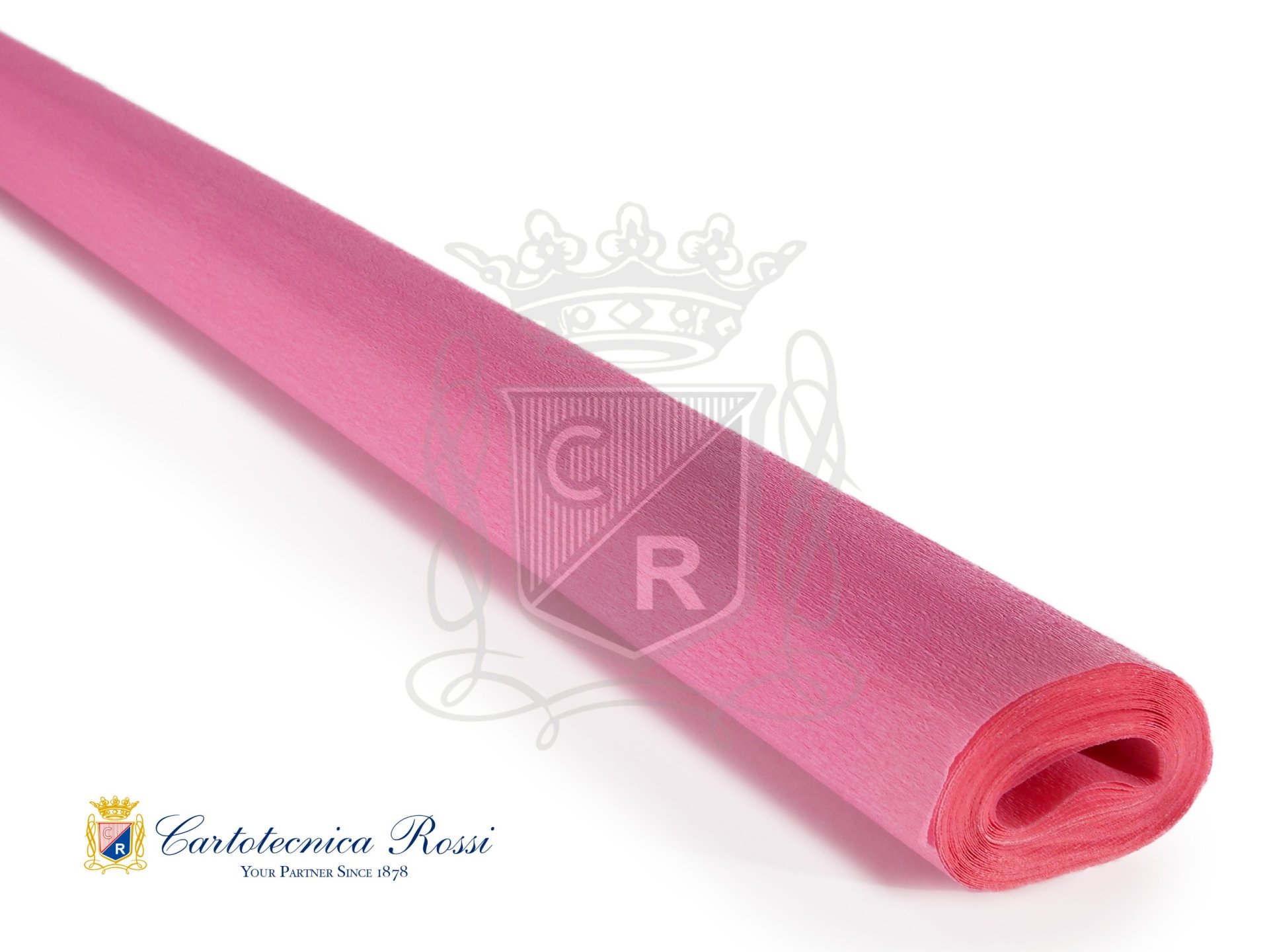 Crespate 'Hobby' 60g (48 g/m²) 50x250 Tinta Unita - Rosa Ortensia
