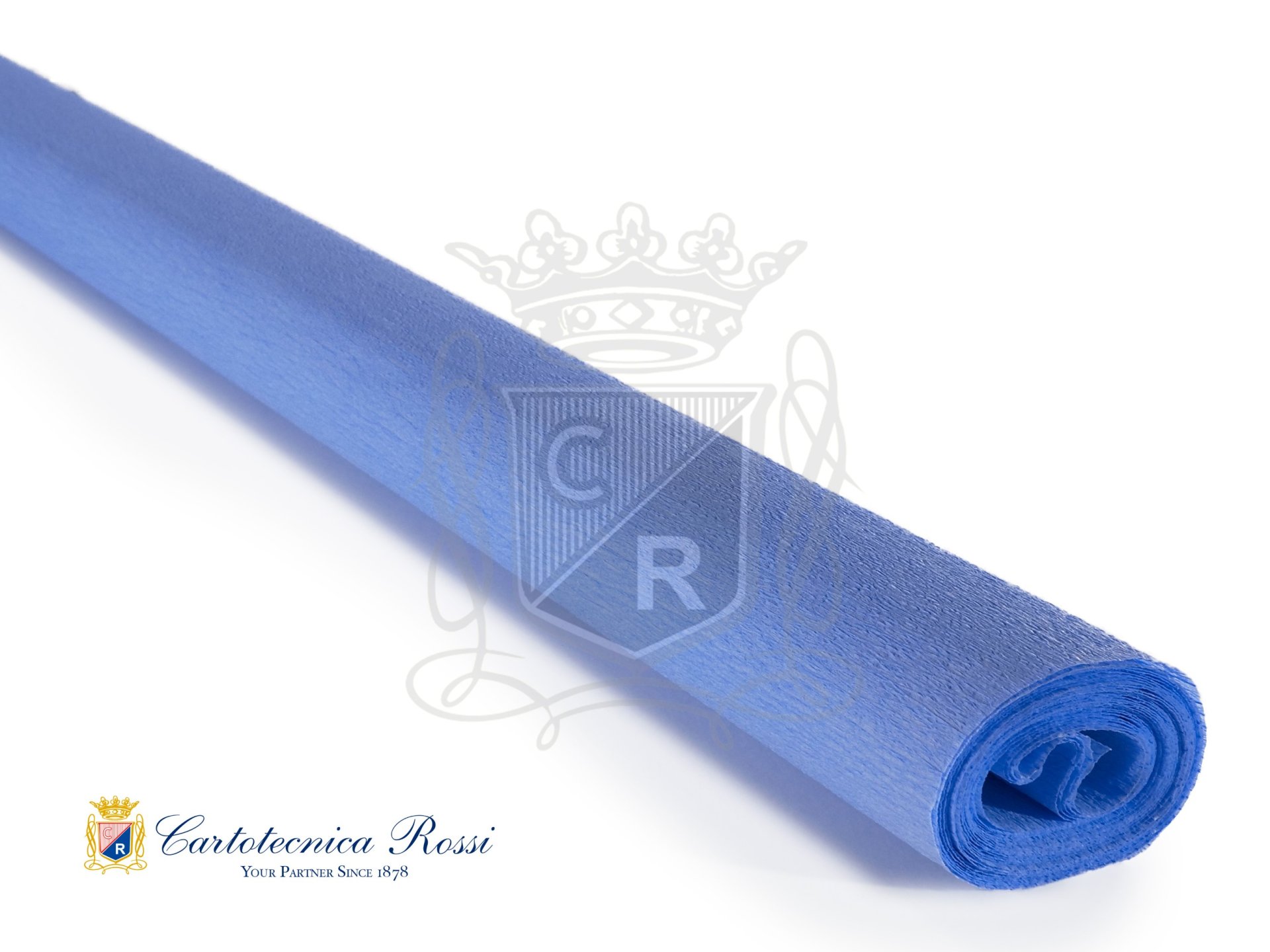 Crespate 'Hobby' 60g (48 g/m²) 50x250 Tinta Unita - Azzurro Pervinca