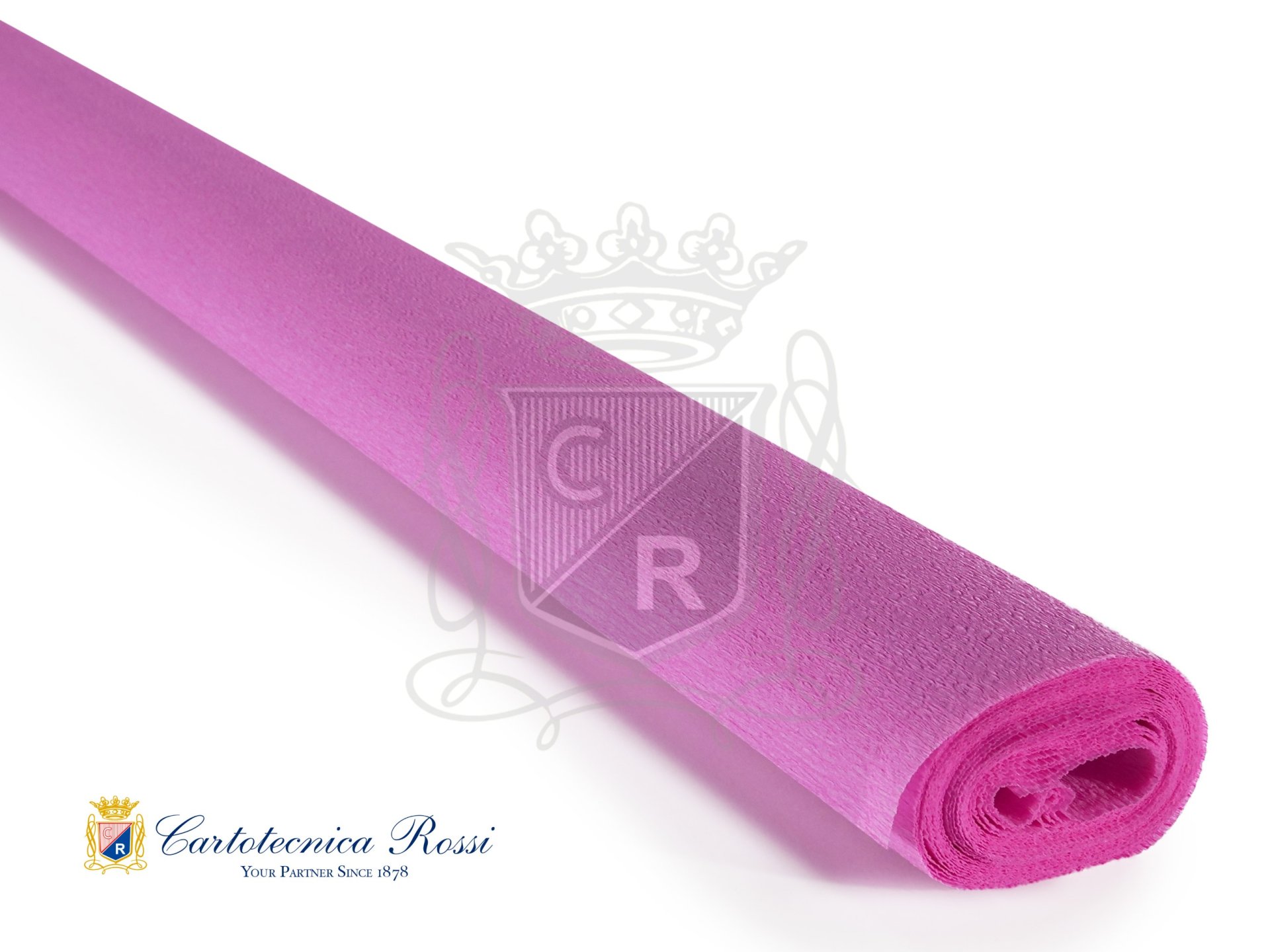 Crespate 'Hobby' 60g (48 g/m²) 50x250 Tinta Unita - Rosa Shocking
