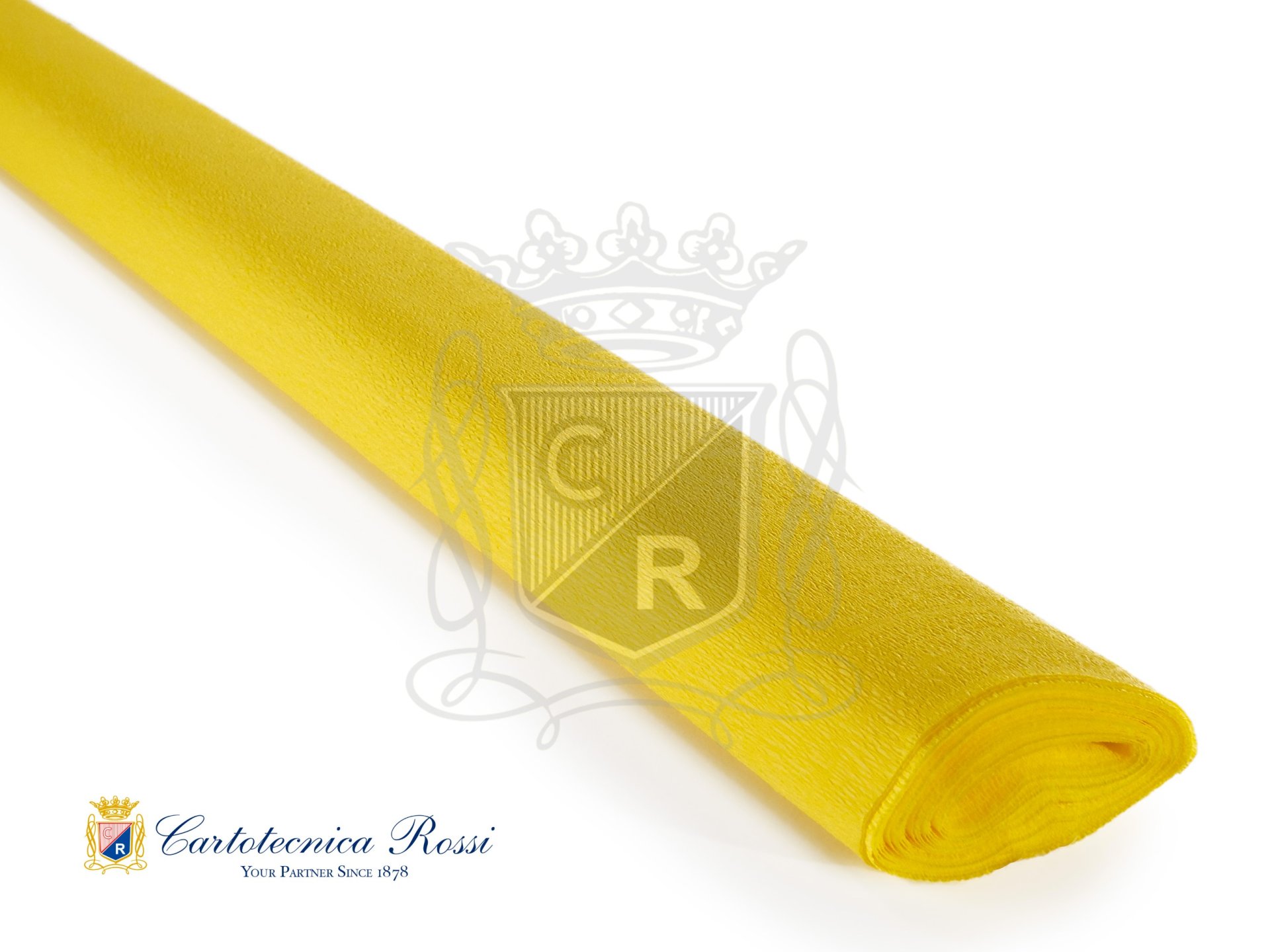 Crespate 'Hobby' 60g (48 g/m²) 50x250 Tinta Unita - Giallo Pulcino