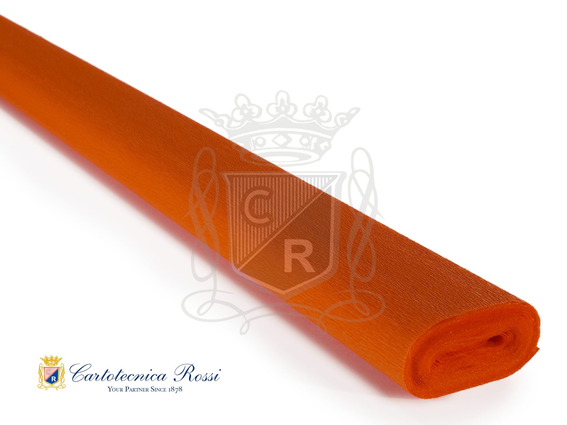Crespate 'Hobby' 60g (48 g/m²) 50x250 Tinta Unita - Arancione
