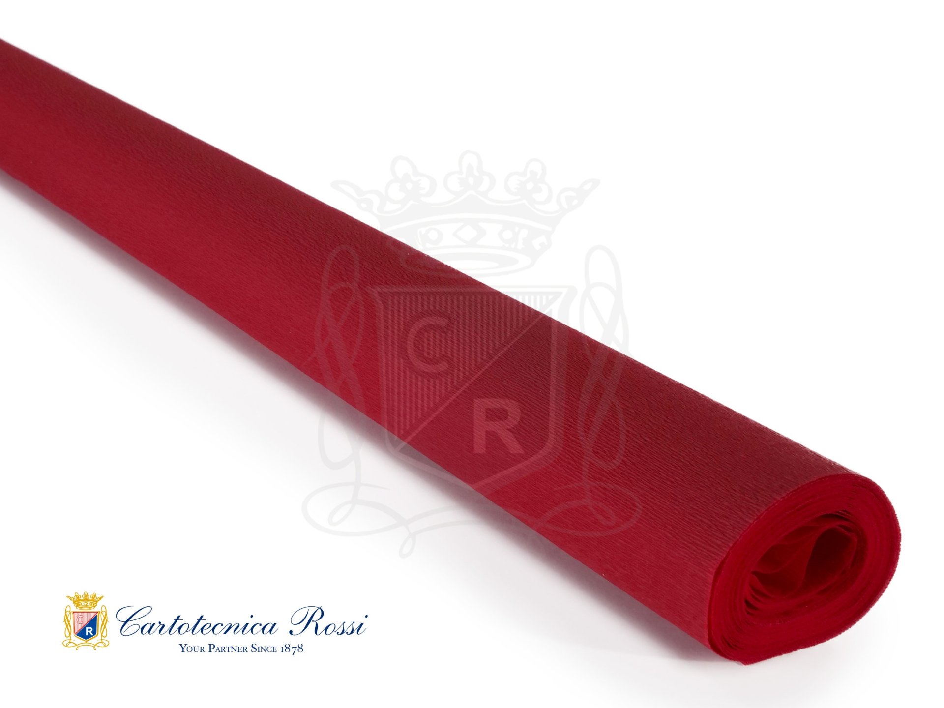 Crespate 'Hobby' 60g (48 g/m²) 50x250 Tinta Unita - Rosso Vivo