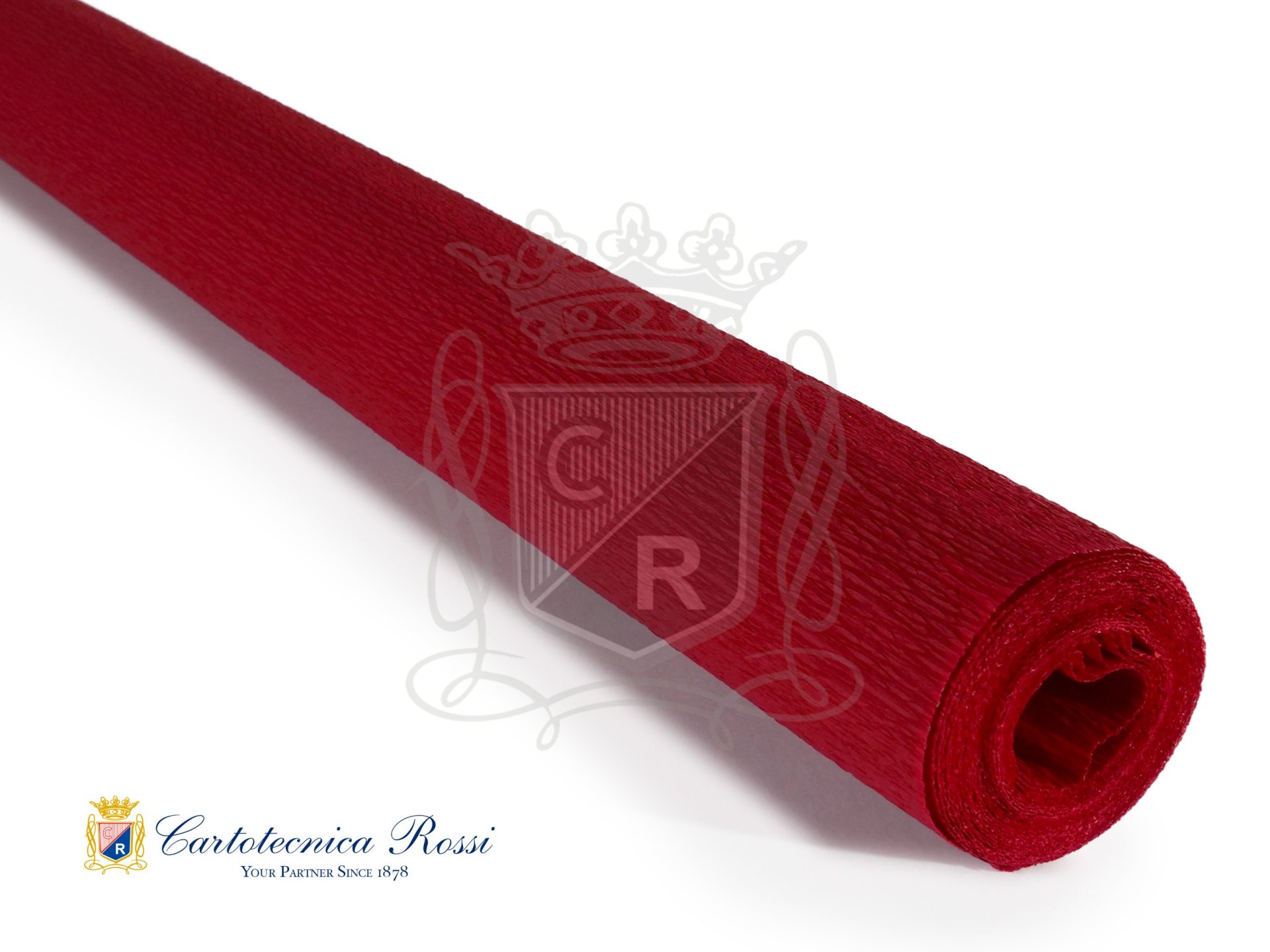 Crespate 'Hobby' 60g (48 g/m²) 50x250 Tinta Unita - Rosso