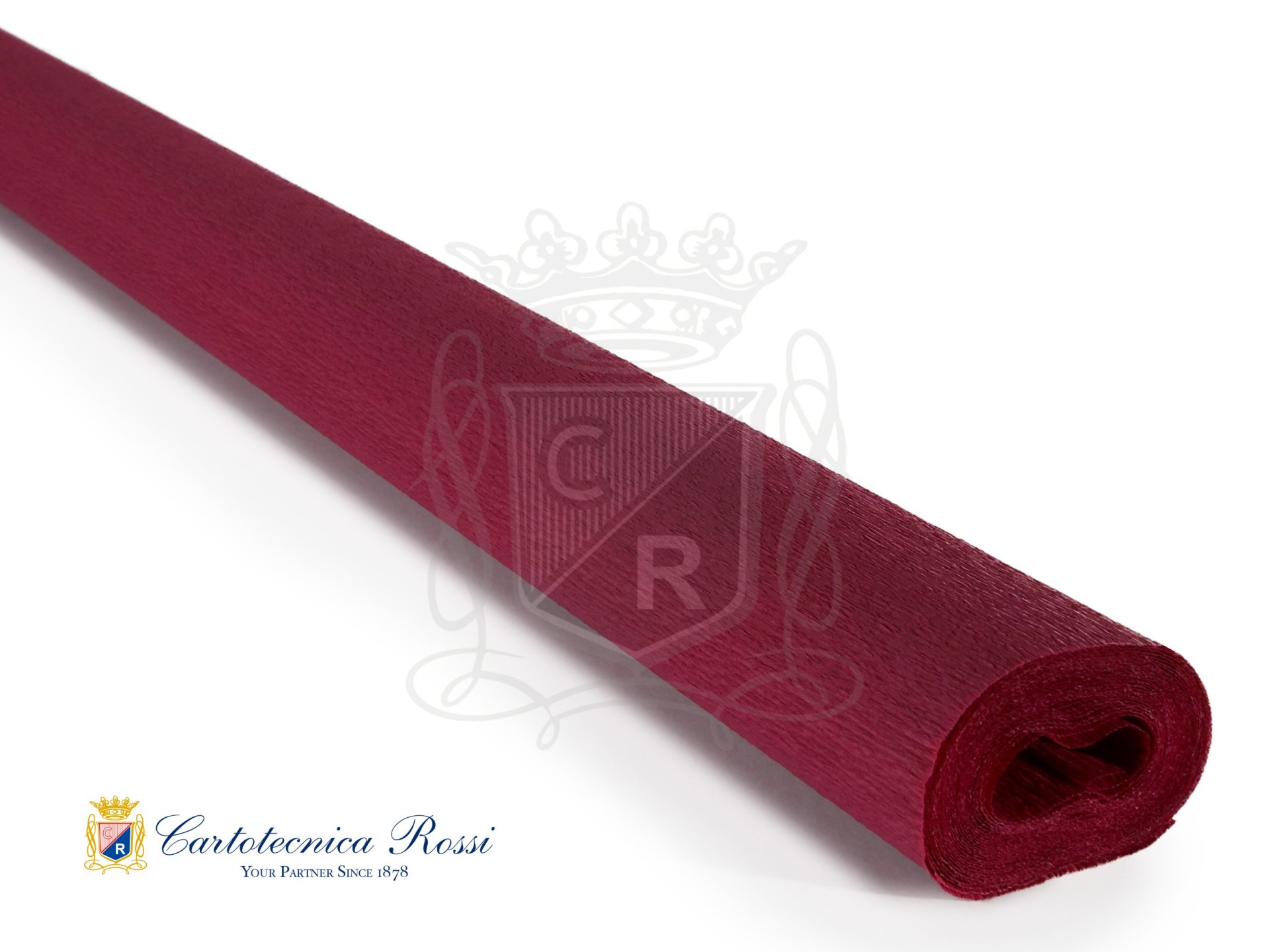 Crespate 'Hobby' 60g (48 g/m²) 50x250 Tinta Unita - Rosso Burgundy