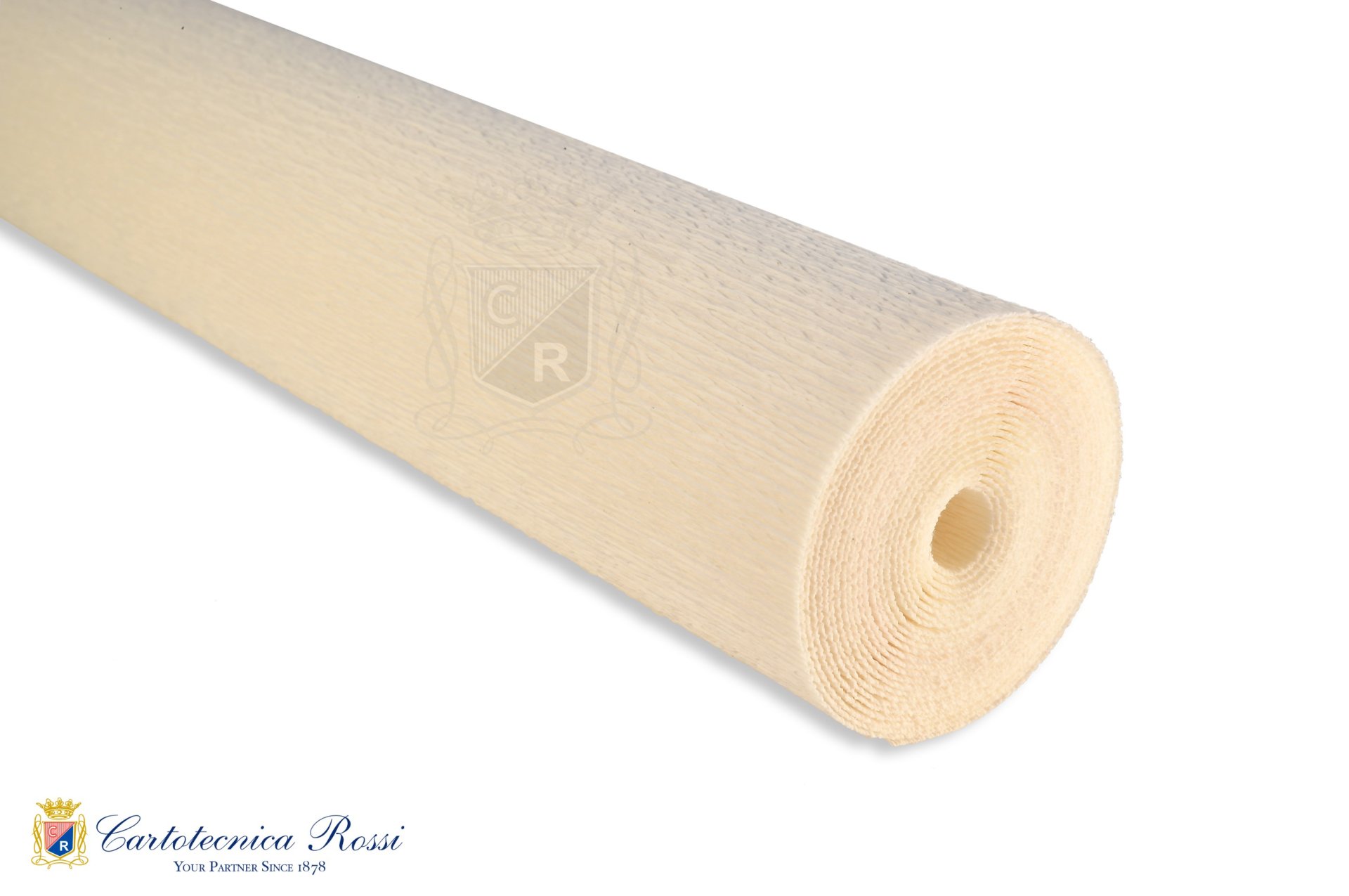 Crespate 'Artistica' 90g (120 g/m²) 50x150 Tinta Unita - Bianco