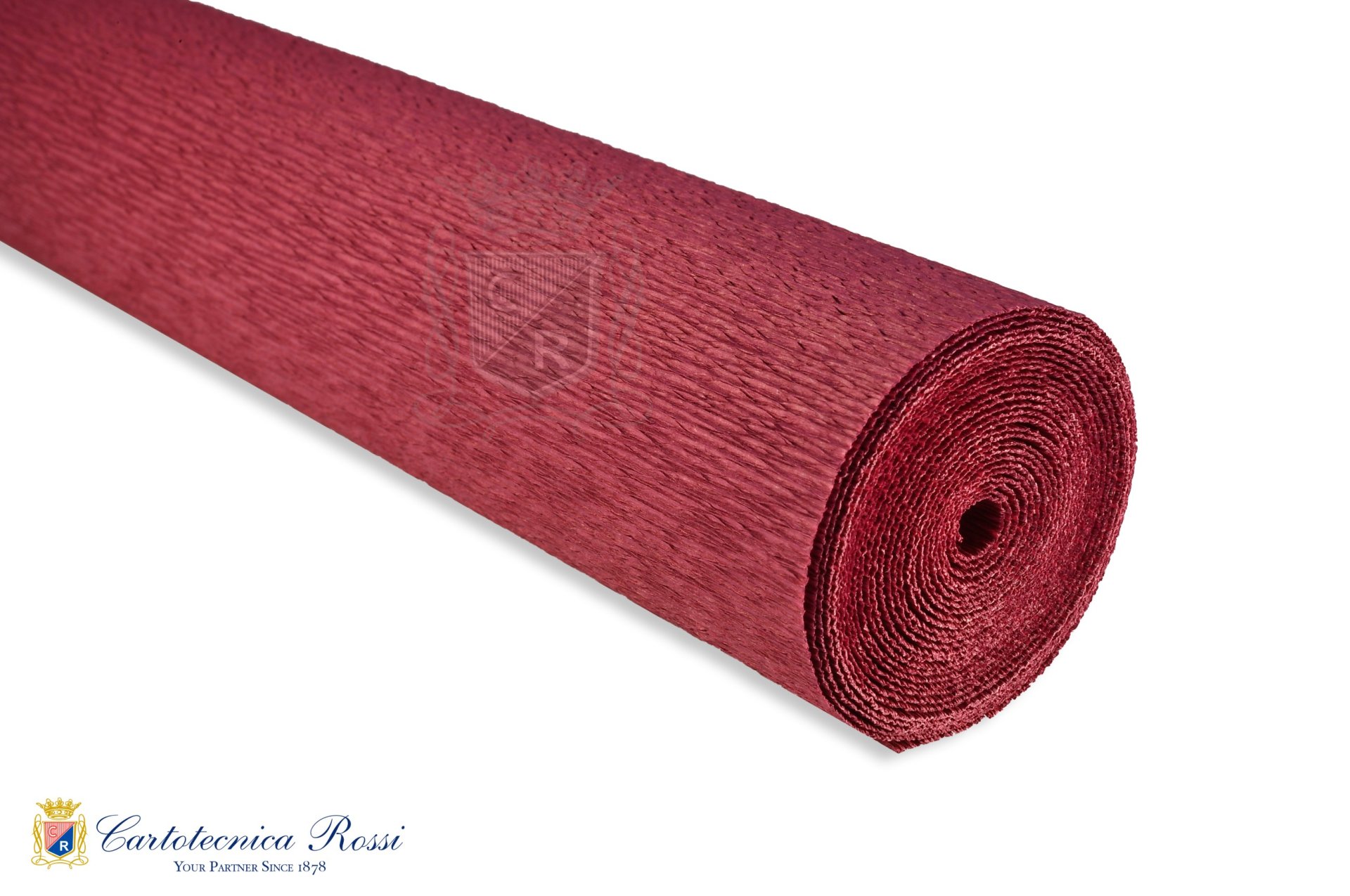Crespate 'Artistica' 90g (120 g/m²) 50x150 Tinta Unita - Rosso Bordeaux