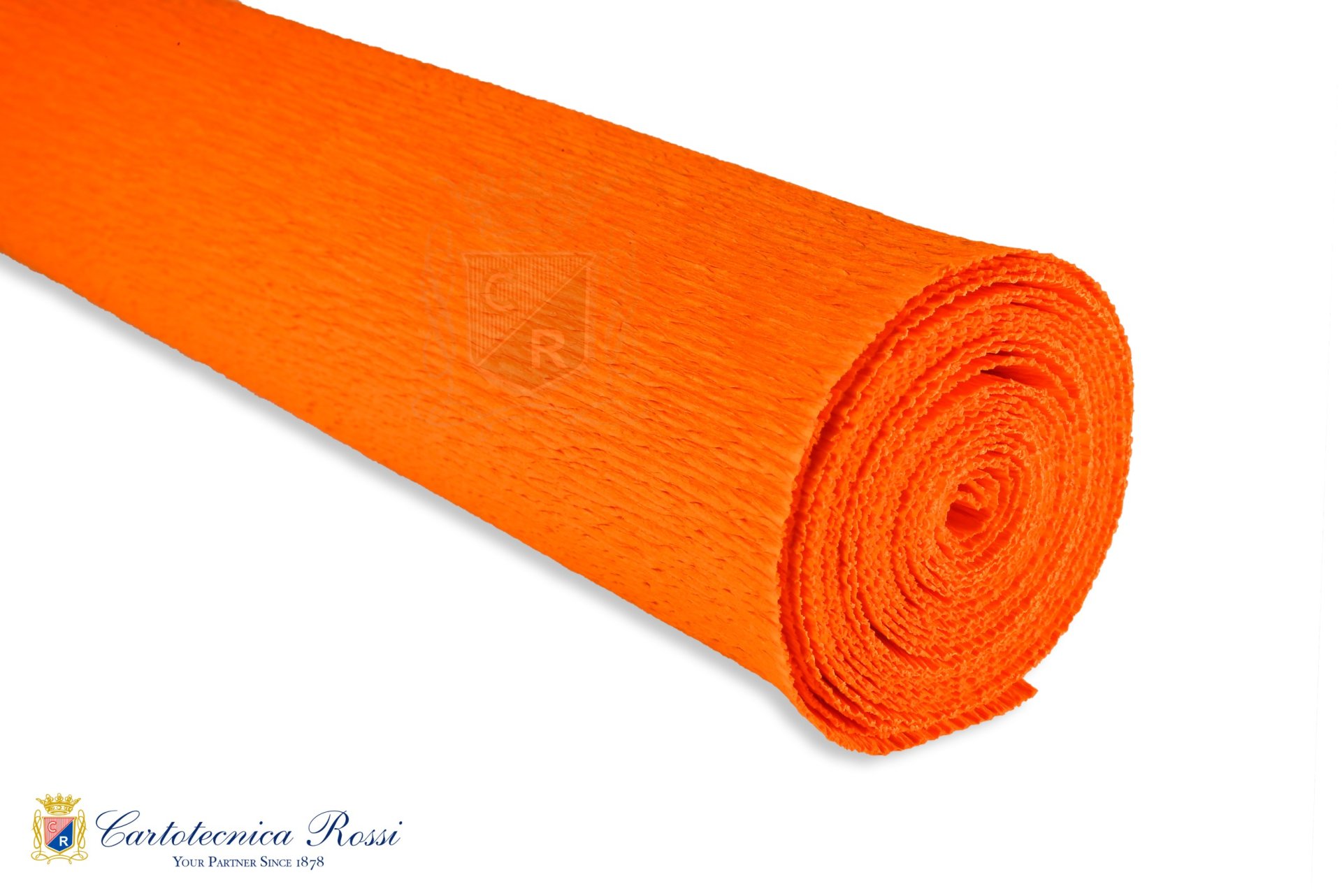Crespate 'Artistica' 90g (120 g/m²) 50x150 Tinta Unita - Arancio