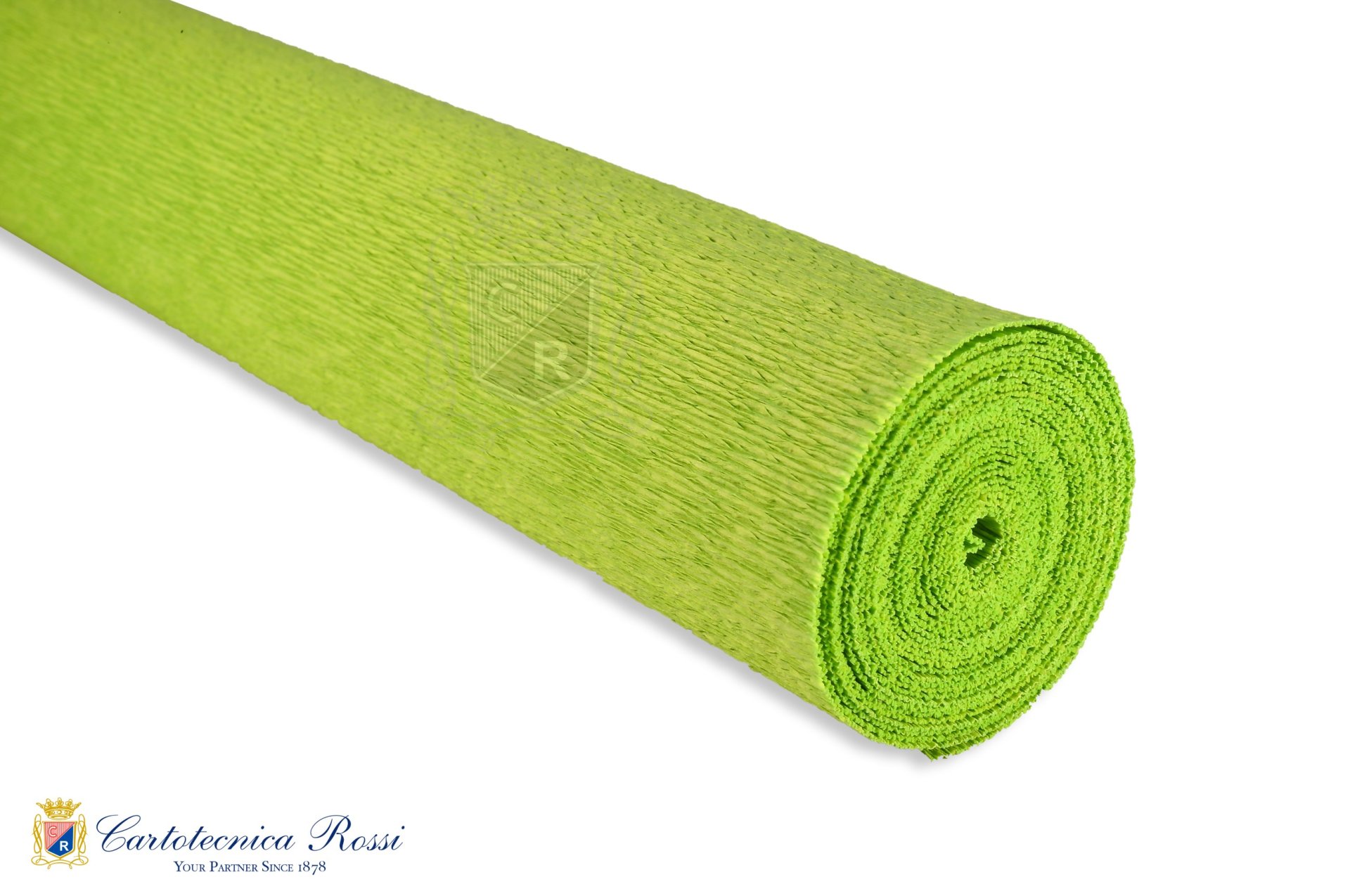 Crespate 'Artistica' 90g (120 g/m²) 50x150 Tinta Unita - 'Lily Pad Green' by Kate Alarcón