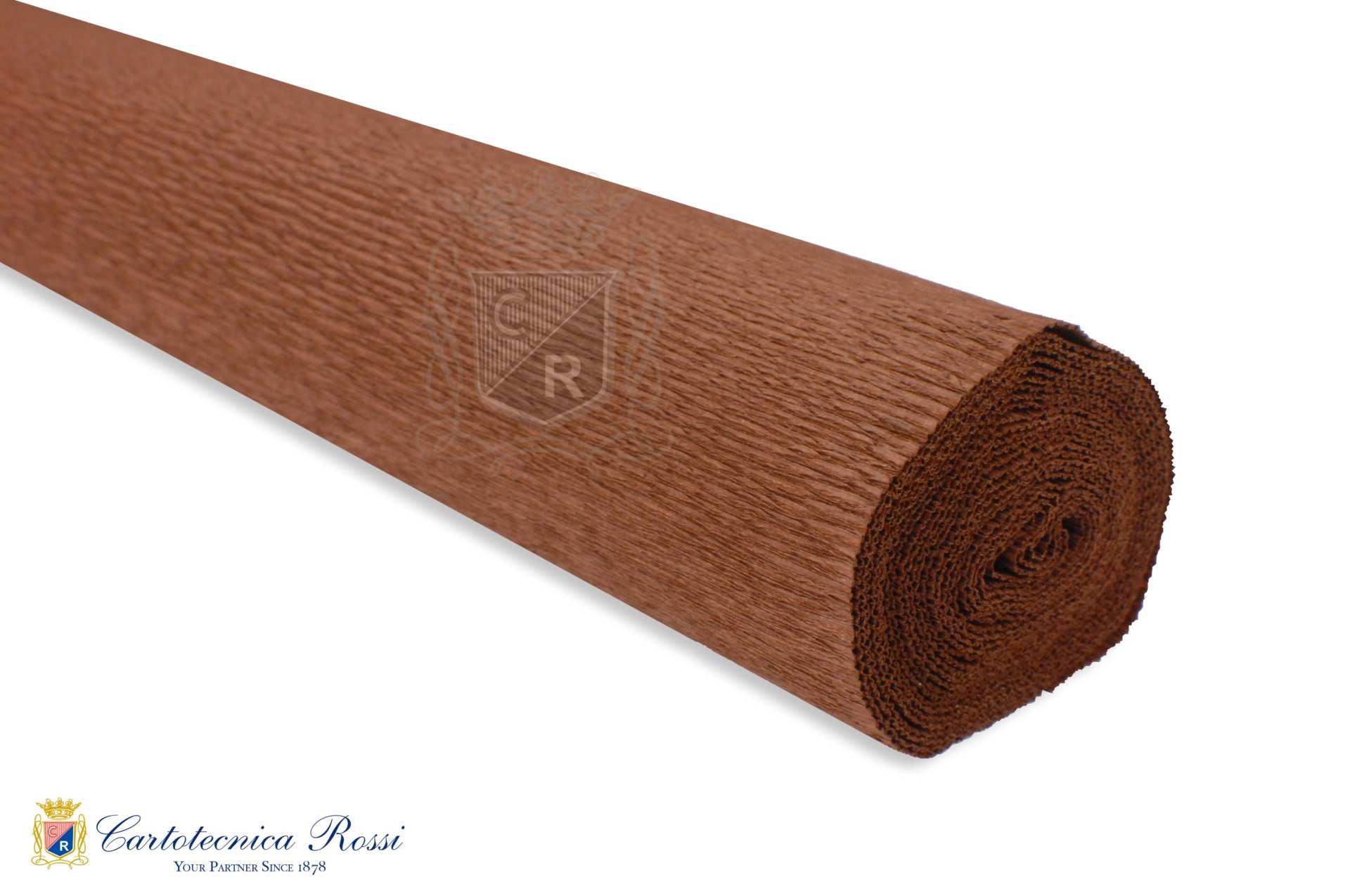 Crespate 'Fioristi Superior' 180g (144 g/m²) 50x250 Tinta Unita - Marrone 'Testa di Moro'