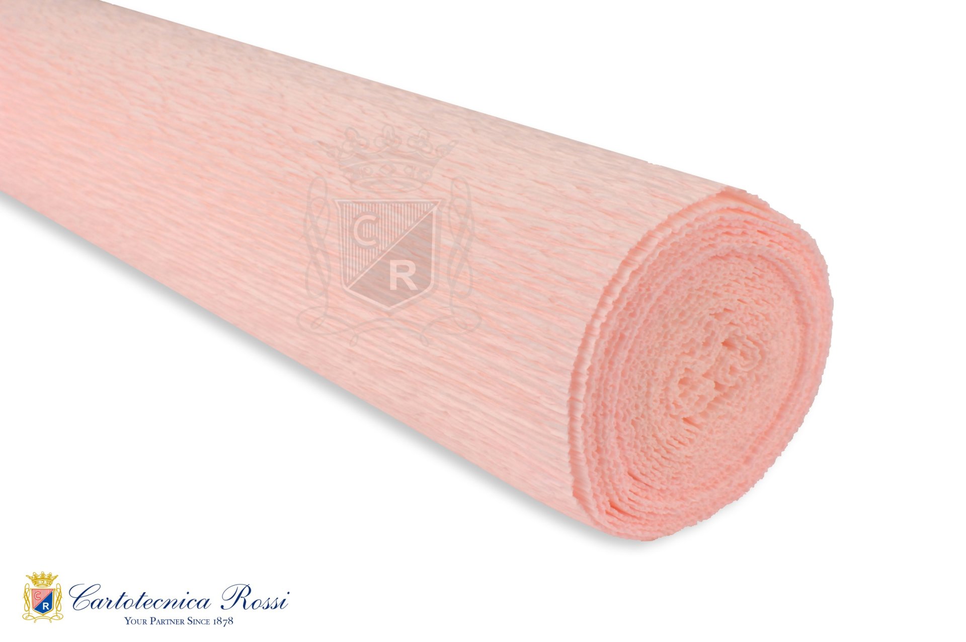 Crespate 'Fioristi Superior' 180g (144 g/m²) 50x250 Tinta Unita - Rosa Tenue