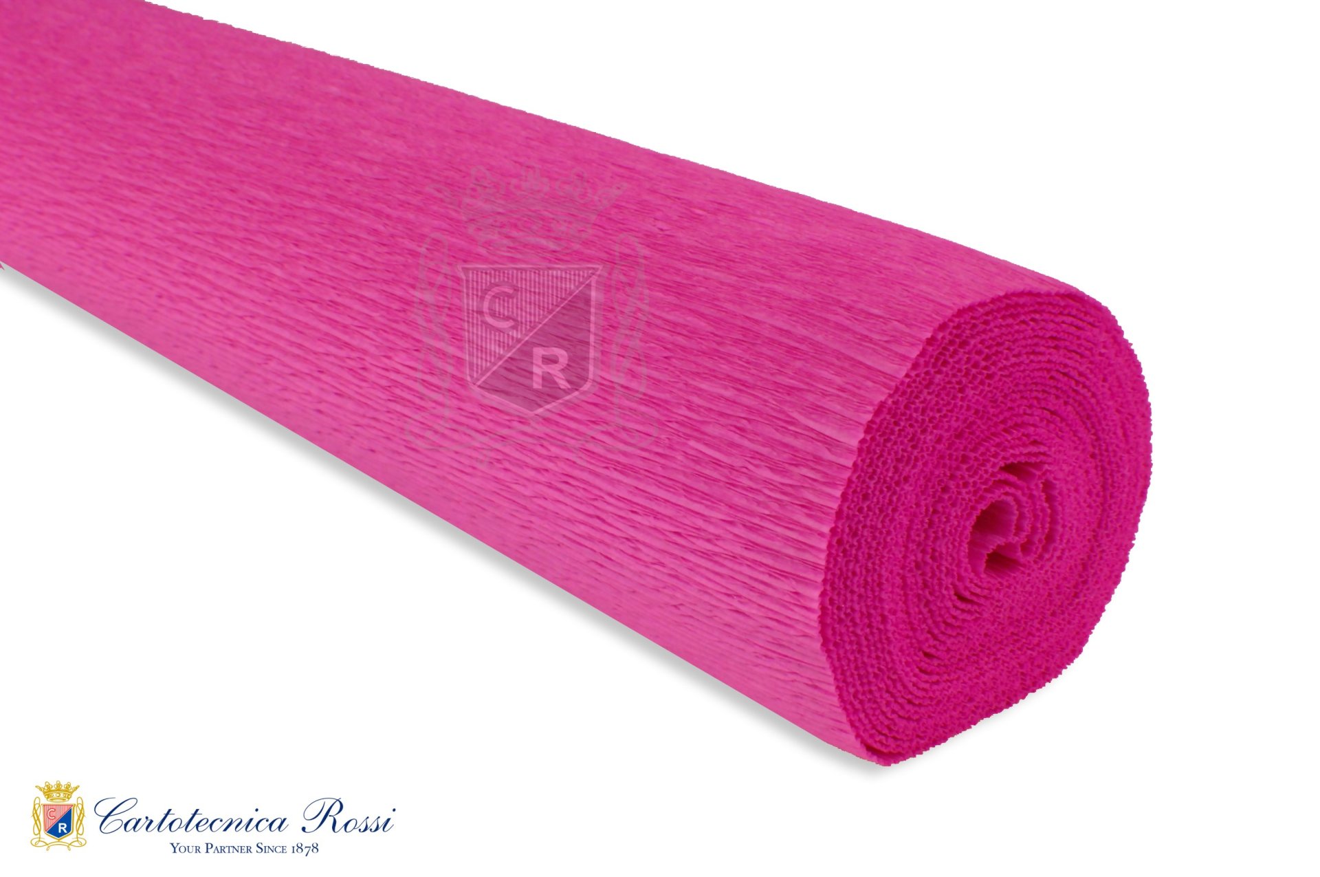 Crespate 'Fioristi Superior' 180g (144 g/m²) 50x250 Tinta Unita - Fucsia Intenso