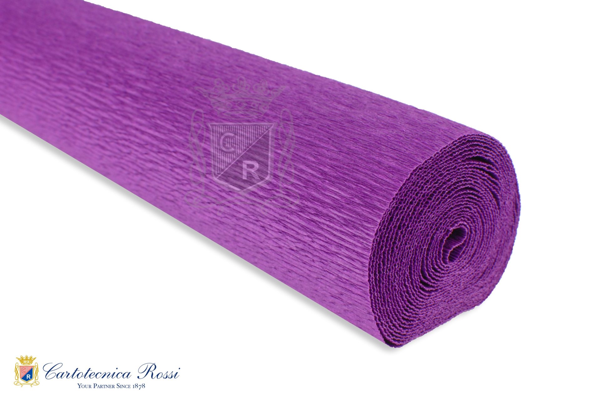 Crespate 'Fioristi Superior' 180g (144 g/m²) 50x250 Tinta Unita - Viola