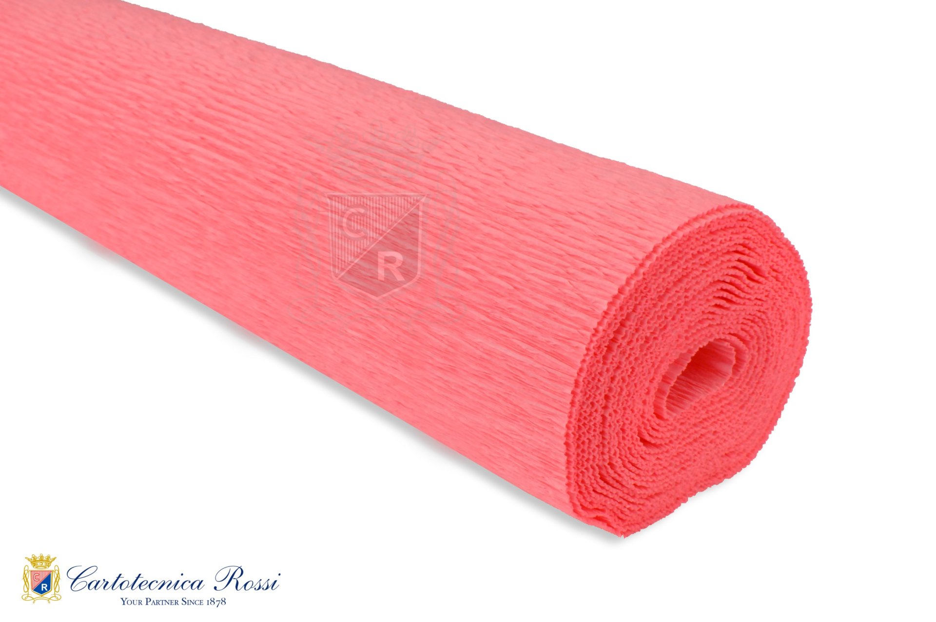 Crespate 'Fioristi Superior' 180g (144 g/m²) 50x250 Tinta Unita - Rosa Carnacino