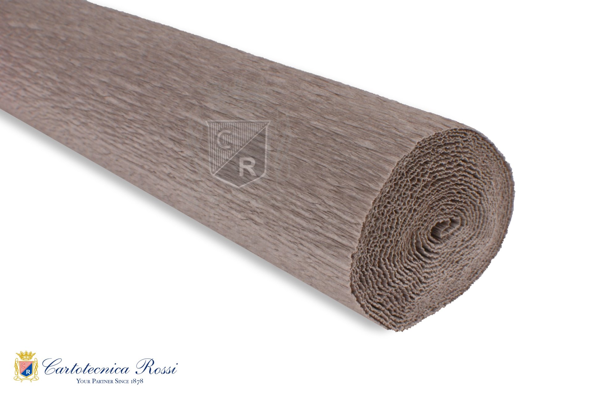 Crespate 'Fioristi Superior' 180g (144 g/m²) 50x250 Tinta Unita - Grigio