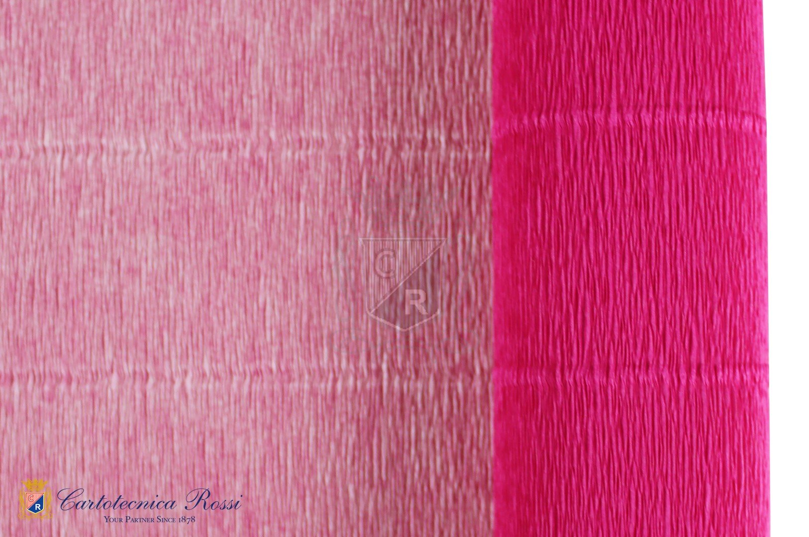 Crespate 'Fioristi' Water Resistant 140g (112 g/m²) 50x250 Tinta Unita - Fucsia Stampato
