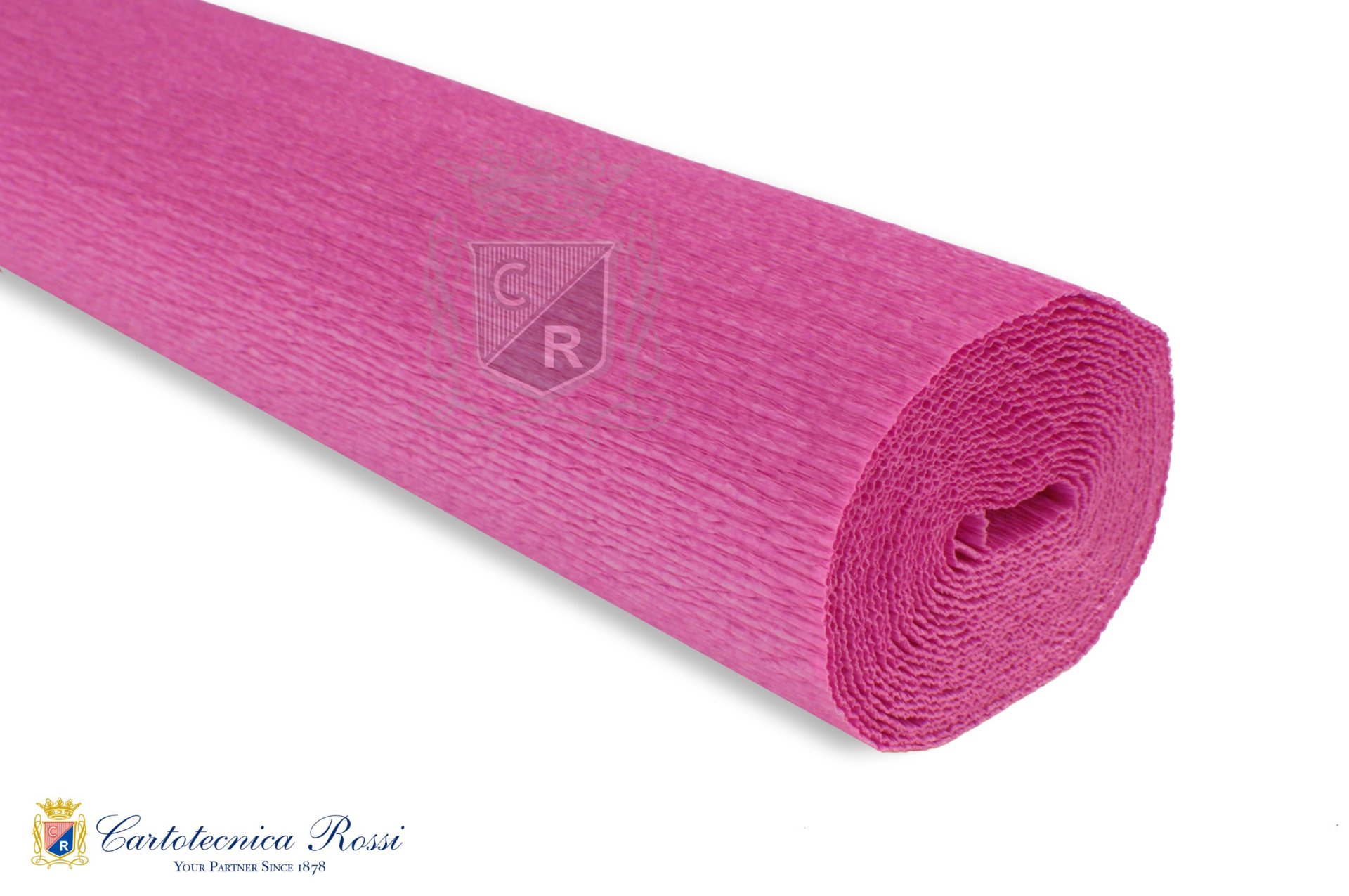 Crespate 'Fioristi' 140g (112 g/m²) 50x250 Tinta Unita - Rosa Antico