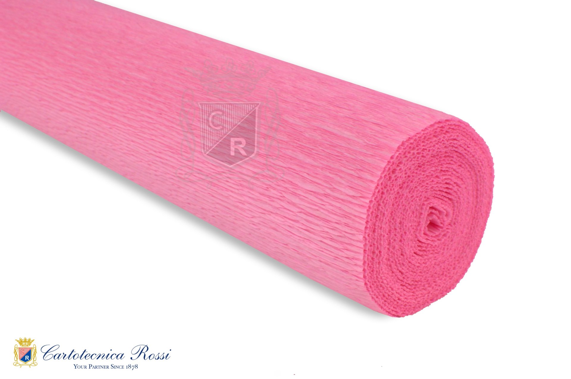 Crespate 'Fioristi' 140g (112 g/m²) 50x250 Tinta Unita - Rosa Baby