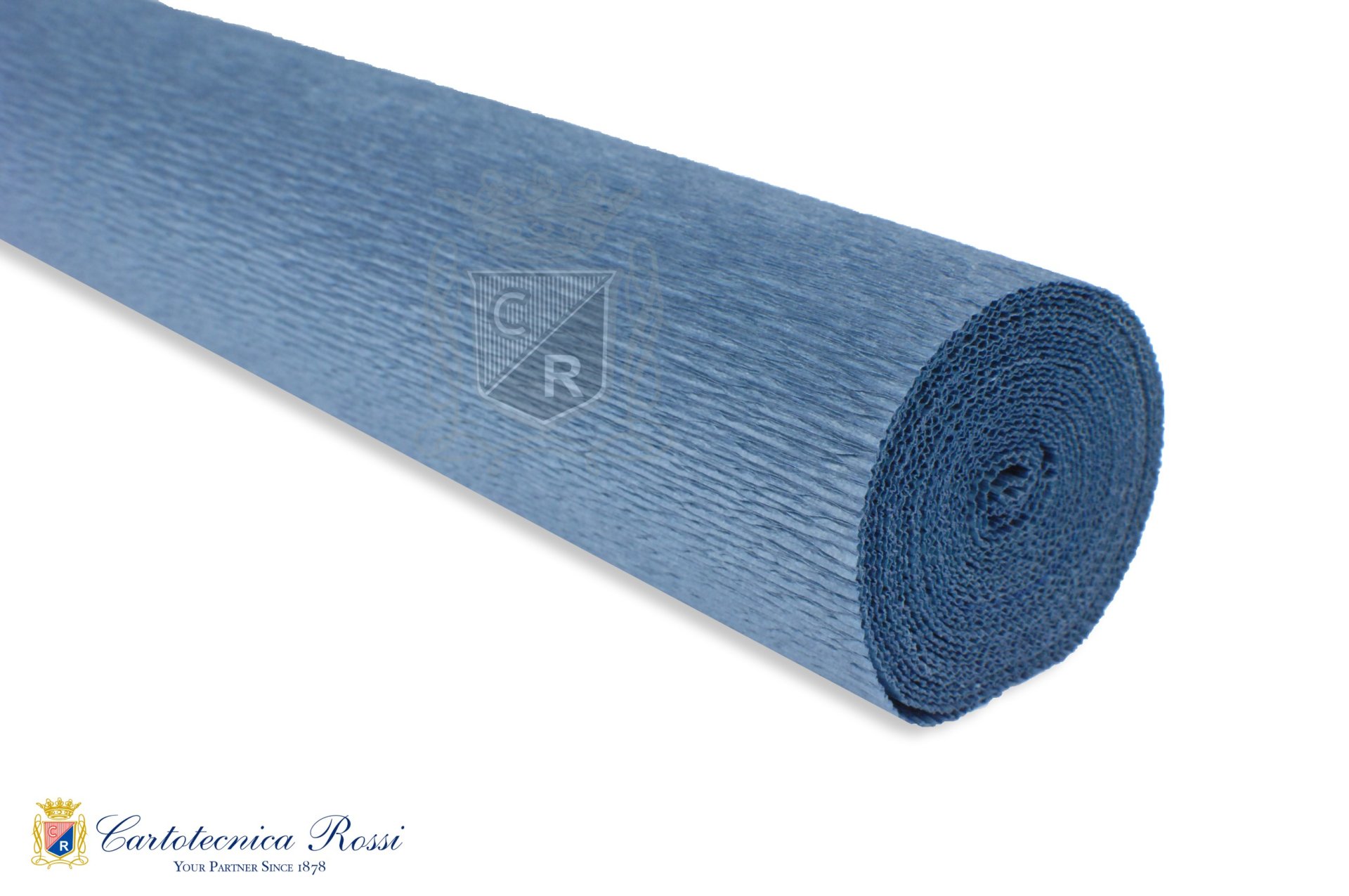'Florist' Crepe Paper 140g (112 g/m²) 50x250 Solid Color - Teal Blue