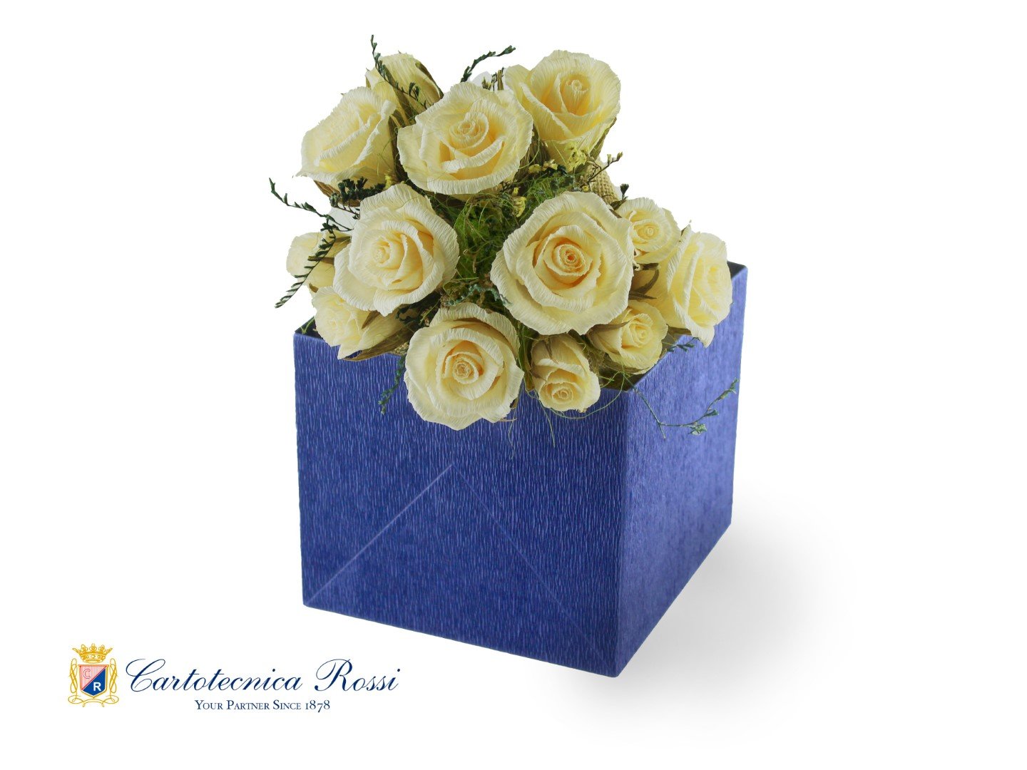 Cubo Sottovaso Water Resistant Blu 17x17x15 LxPxH - Conf. da 5 pz.