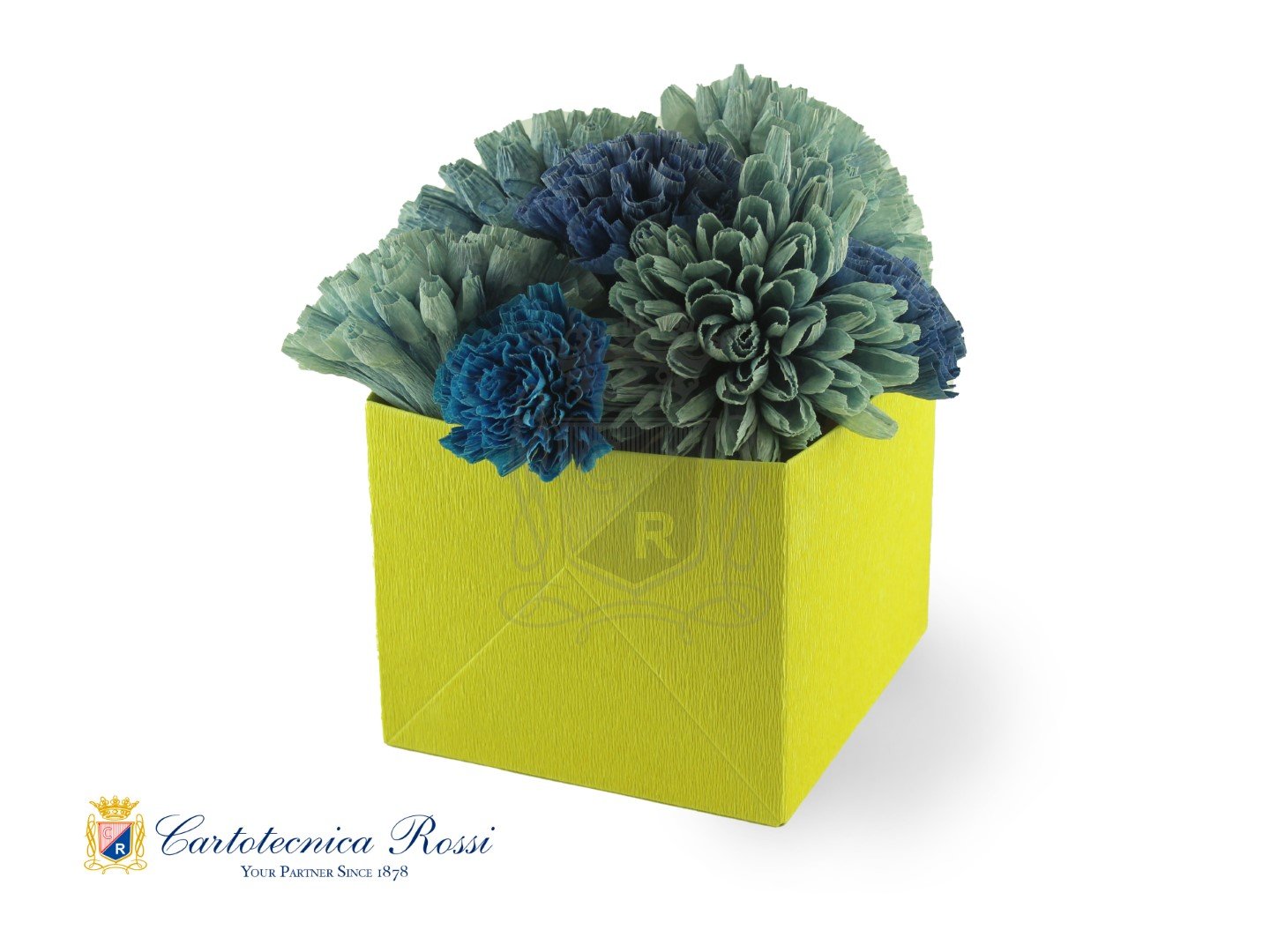 Cubo Sottovaso Water Resistant Giallo 17x17x15 LxPxH - Conf. da 5 pz.