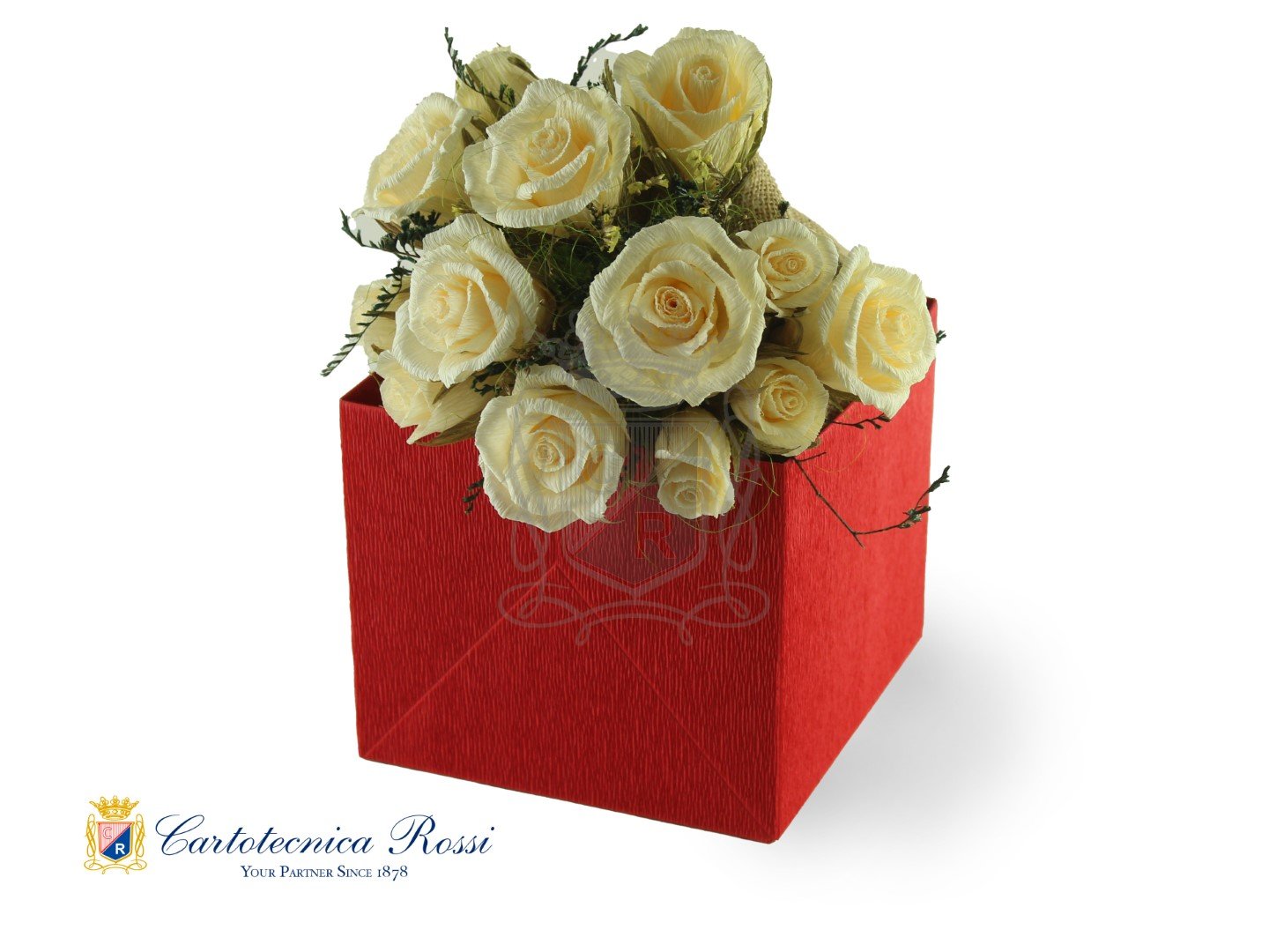 Cubo Sottovaso Water Resistant Rosso 17x17x15 LxPxH - Conf. da 5 pz.