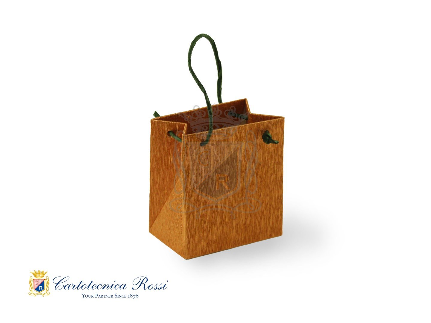 Shopper Rame Metallizzato Piccolo 11x7x13 LxPxH - Conf. da 5 pz.