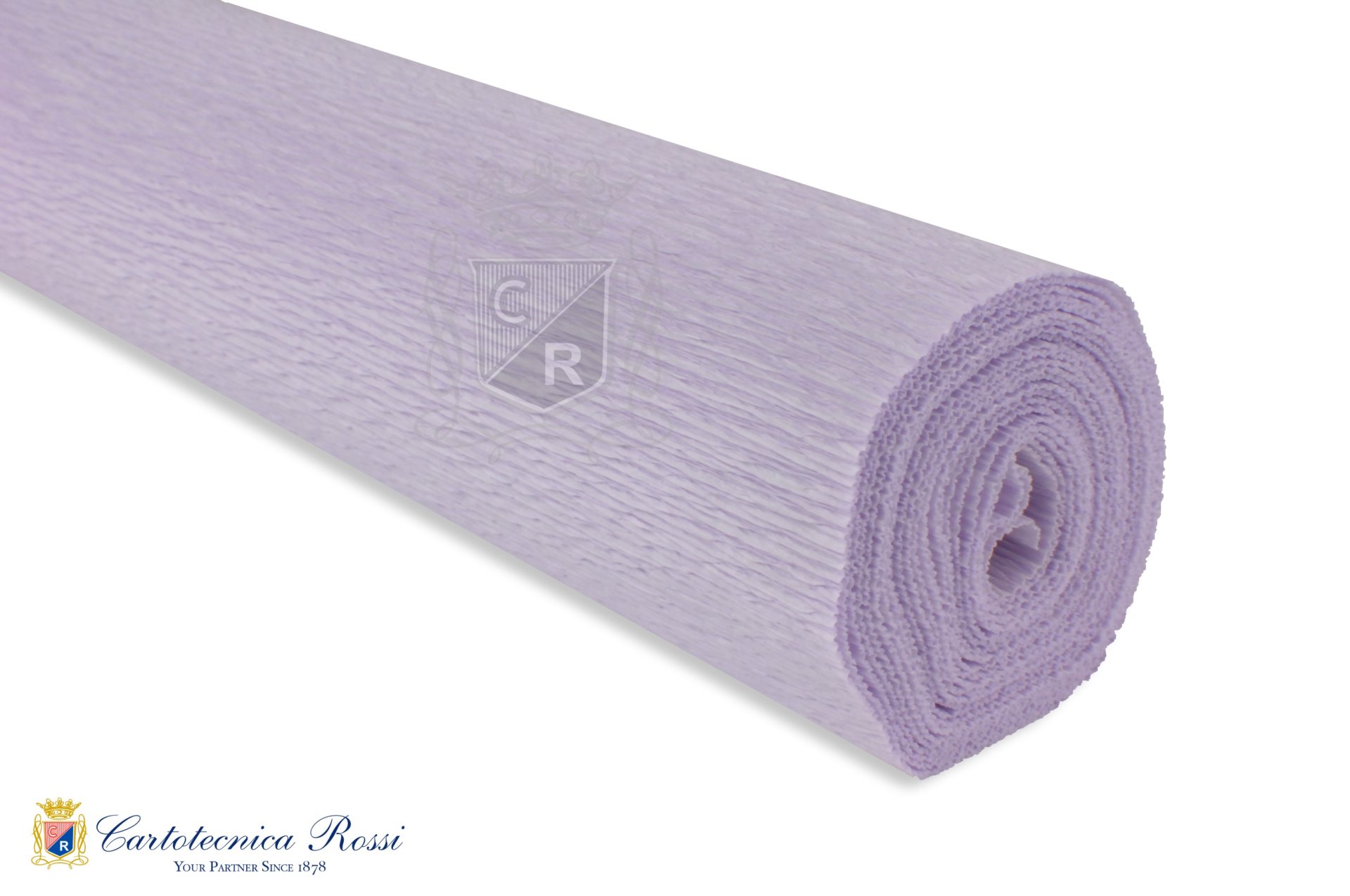 Crespate 'Fioristi Superior' 180g (144 g/m²) 50x250 Tinta Unita - Lilla Chiaro