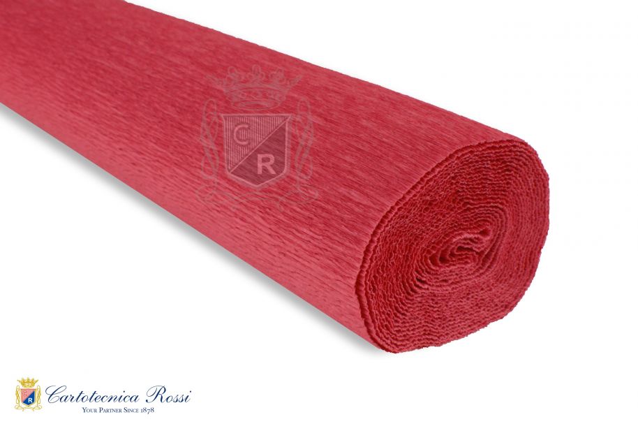 Crespate 'Fioristi Superior' 180g (144 g/m²) 50x250 Tinta Unita - 'Rose Red Rust' by Tiffanie Turner