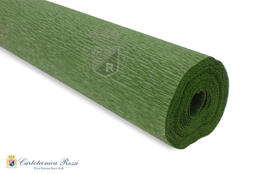'Superior Florist' Crepe Paper 180g (144 g/m²) 50x250 Solid Colour - 'Olive Green' by Tiffanie Turner 