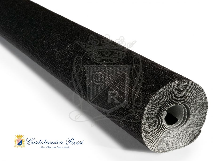 'Hobby' Crepe Paper 60g (48 g/m²) 50x150 Metallic - Black