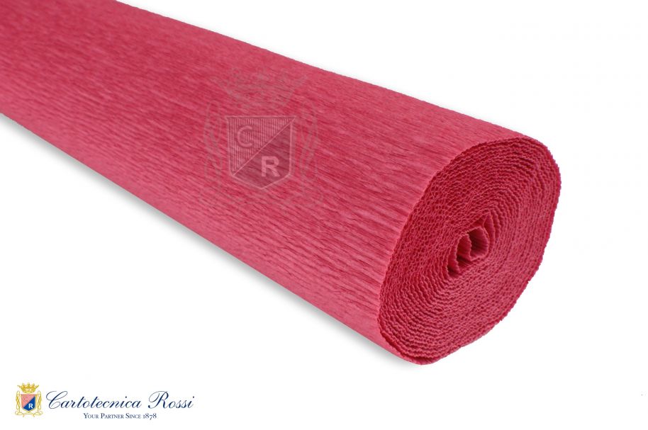 'Superior Florist' Crepe Paper 180g (144 g/m²) 50x250 Solid Colour - Titian Red