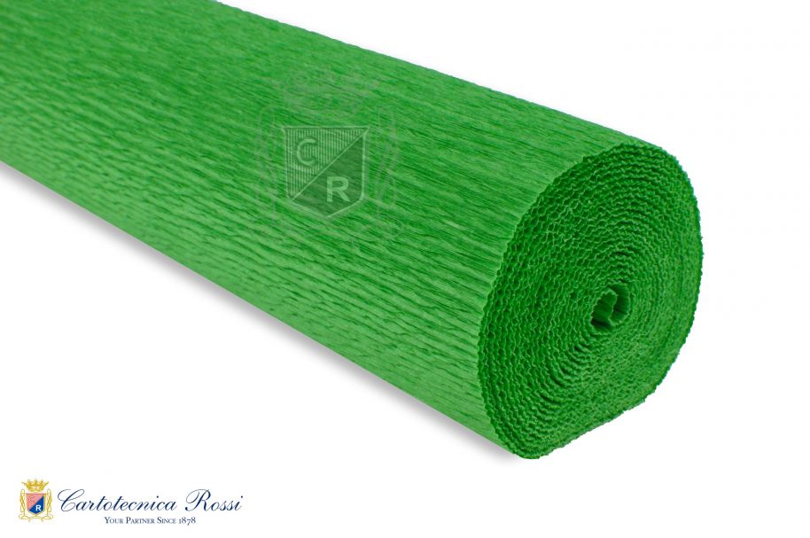'Superior Florist' Crepe Paper 180g (144 g/m²) 50x250 Solid Colour - Green