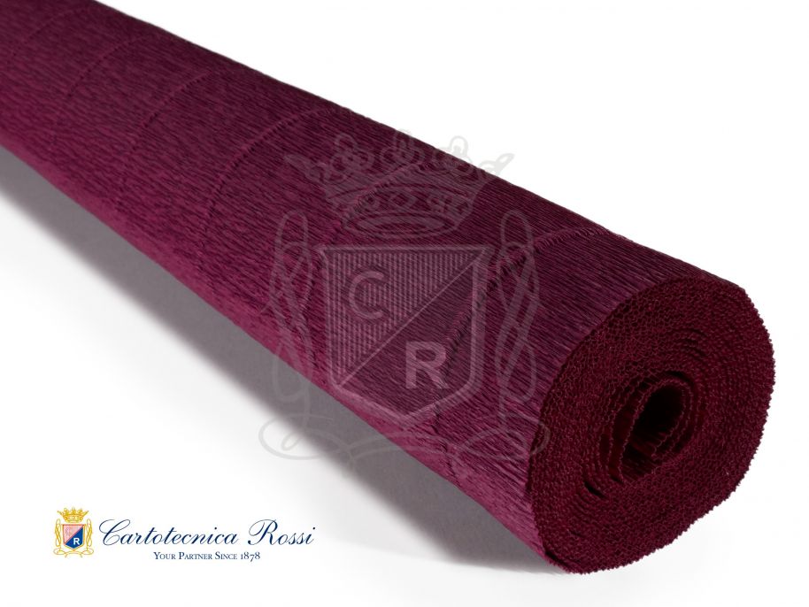 Crespate 'Fioristi Superior' 180g (144 g/m²) 50x250 Tinta Unita - Rosso Bordeaux