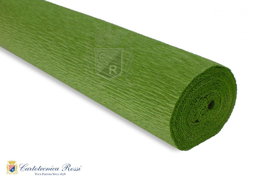 'Superior Florist' Crepe Paper 180g (144 g/m²) 50x250 Solid Colour - 'Olive Green with Yellow' by Tiffanie Turner