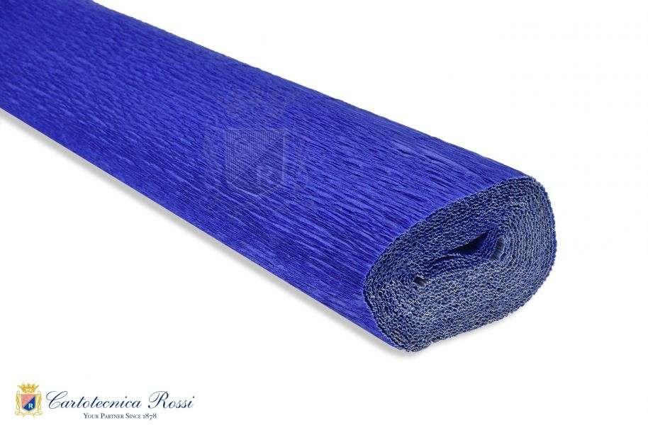 'Florist' Crepe Paper Water Resistant 140g (112 g/m²) 50x250 Solid Colour - Midnight Blue  