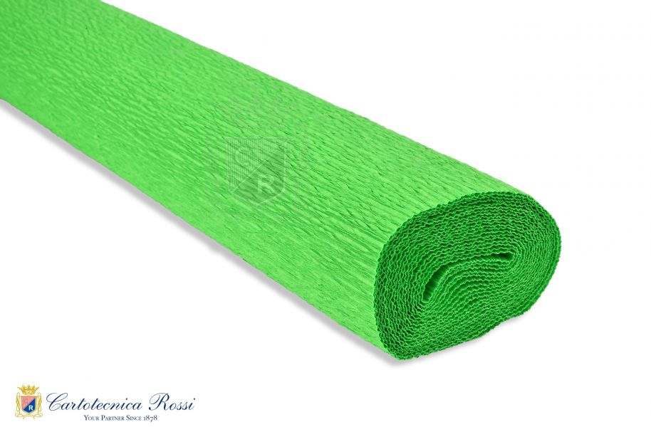 'Florist' Crepe Paper Water Resistant 140g (112 g/m²) 50x250 Solid Colour - Green