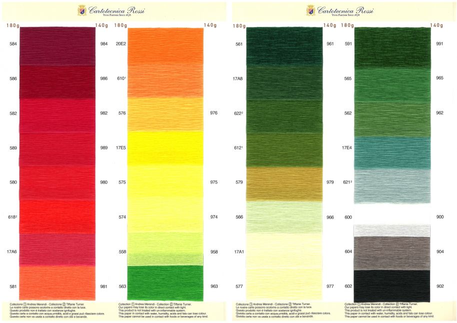 Catalogue 01 - Crepe paper 180g \ 140g - Solid colour