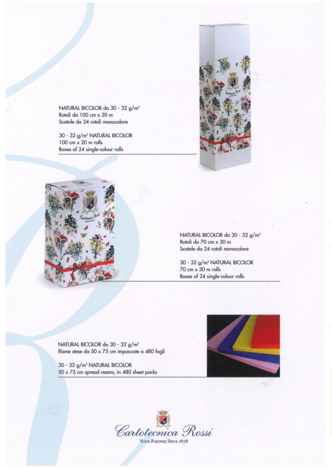 Catalogue 04 - Coloured Tissue Paper - Natural Bicolor