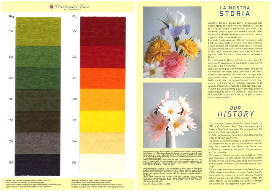 Catalogue 08 - Crepe paper 90g - Solid colour