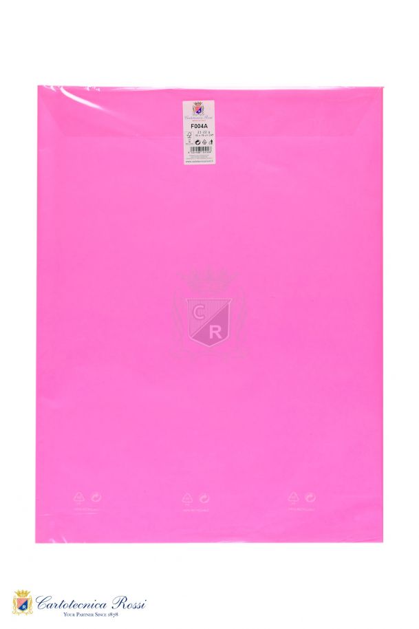 Colored Tissue paper 21 g/m² in Blister with 24 sheets 50x76cm folded - Baby Pink