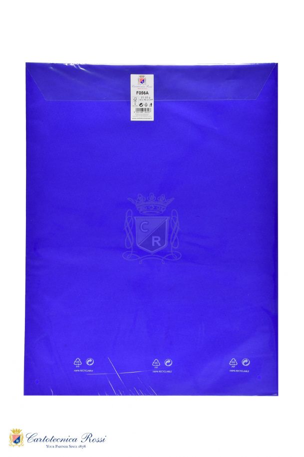 Colored Tissue paper 21 g/m² in Blister with 24 sheets 50x76cm folded - Ultramarine Blue 