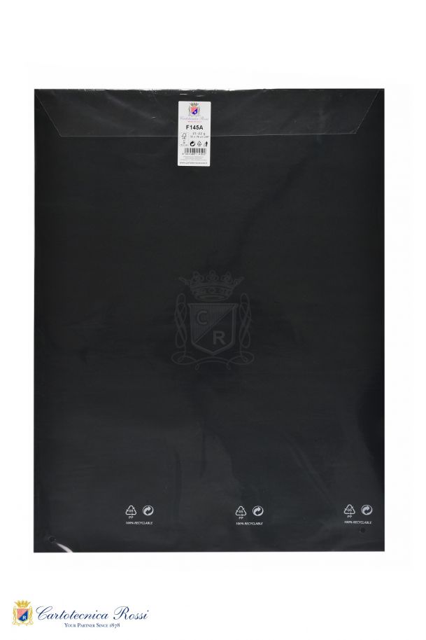 Colored Tissue paper 21 g/m² in Blister with 24 sheets 50x76cm folded - Black
