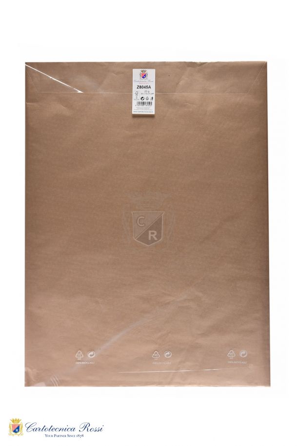 Bi-colour Metallic Tissue Paper  25g/m² in Blister with 24 sheets 50x76cm folded - Copper-Platinum
