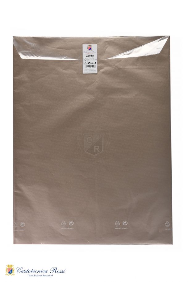 Metallic Tissue Paper 25g/m² in Blister with 24 sheets 50x75cm folded - Platinum