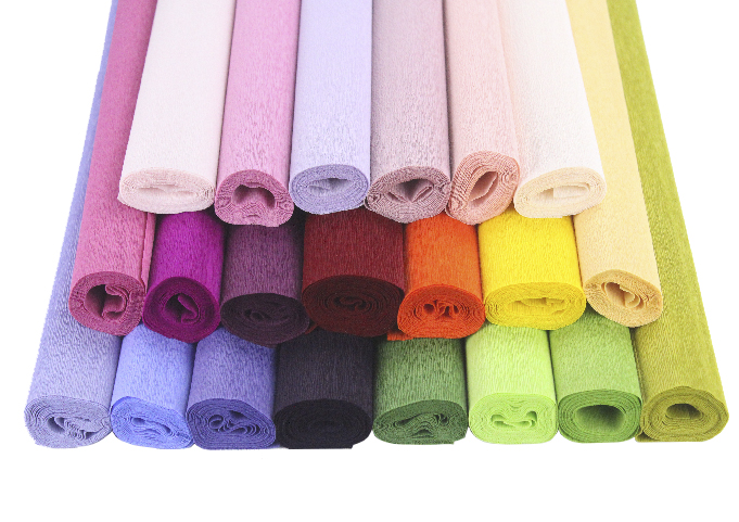 New Line of Colors for 90gsm Crepe Paper from Cartotecnica Rossi